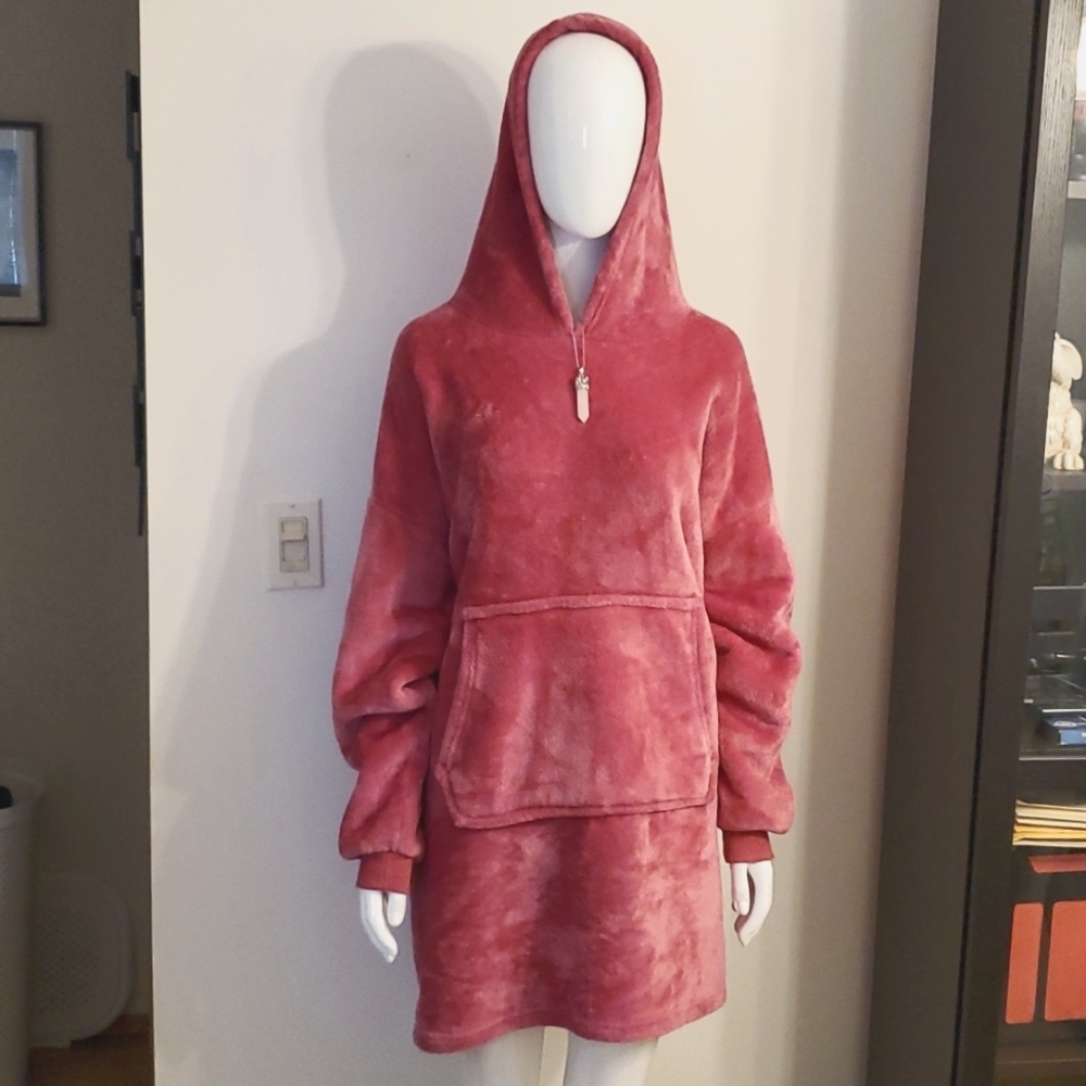 Fluffy Pink Cozy Hoodie